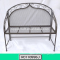 Hot Selling Outdoor Furniture Antique Wrought Iron Bench